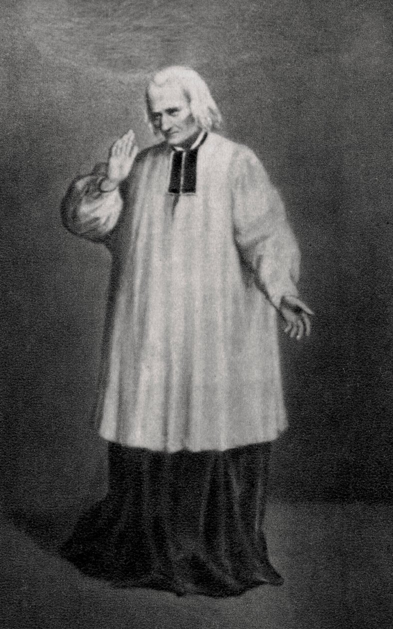 Jean-Marie Vianney, Cure dArs, ranskalainen pappi, 1858 tekijältä Unbekannt