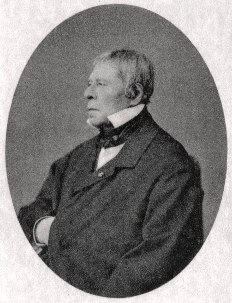 Jean Auguste Dominique Ingres, ranskalainen uusklassinen taiteilija, 1841 tekijältä Unbekannt
