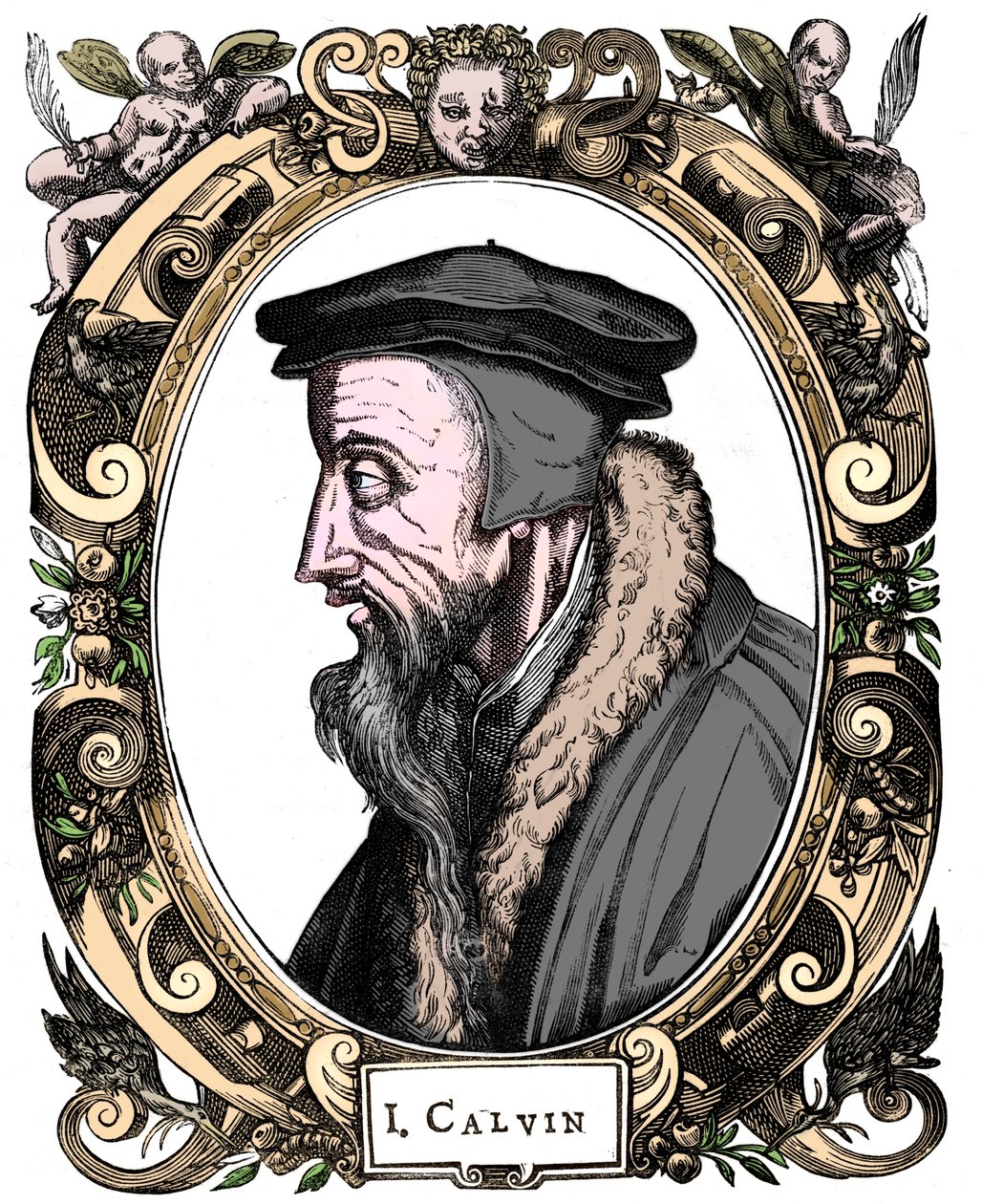 Jean Calvin, ranskalainen teologi, 1581 tekijältä Unbekannt