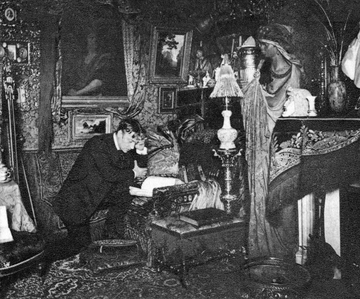 Jean Mounet-Sully, ranskalainen näyttelijä, 1910 tekijältä Unbekannt
