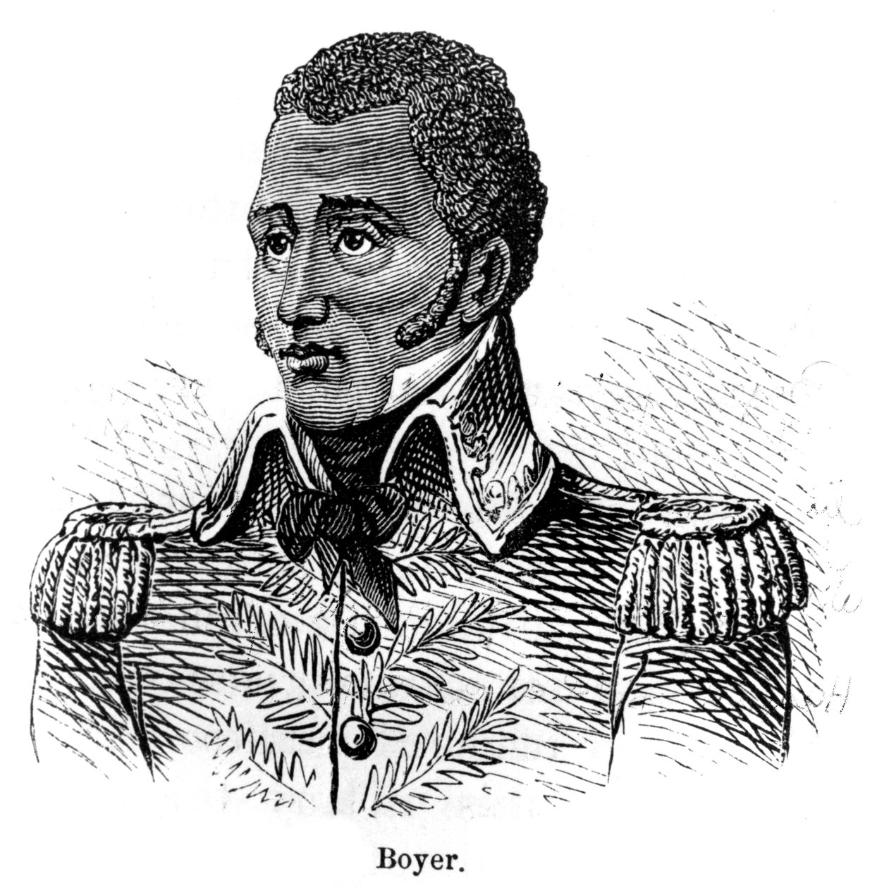 Jean Pierre Boyer, haitilainen sotilas ja Haitin presidentti, 1873 tekijältä Unbekannt