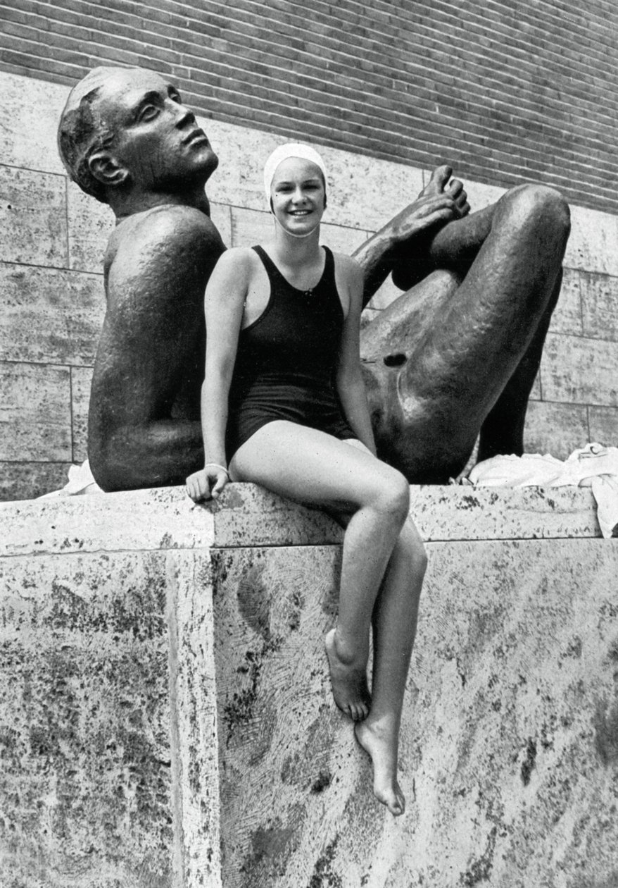 Jeanette Campbell, argentiinalainen uimari, Berliinin olympialaiset, 1936 tekijältä Unbekannt