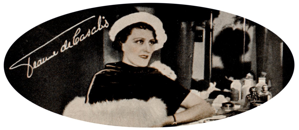 Jeanne de Casalis 1897-1966, Basutolandissa syntynyt brittiläinen näyttelijä, lava-, radio- ja elokuvanäyttelijä, 1935 tekijältä Unbekannt