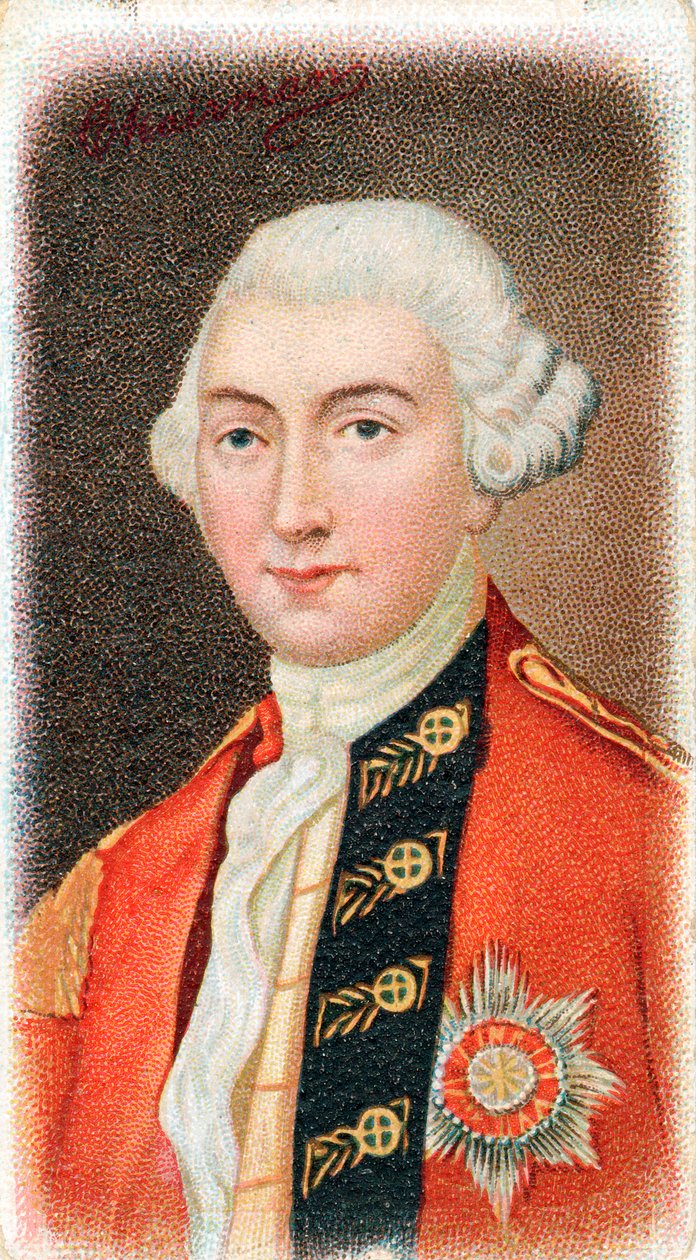 Jeffrey Amherst, lst Baron Amherst 1717-1797, englantilainen sotilas, c1910 tekijältä Unbekannt