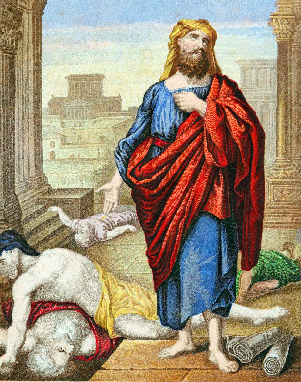 Jeremia, Vanhan testamentin profeetta, 1860. tekijältä Unbekannt