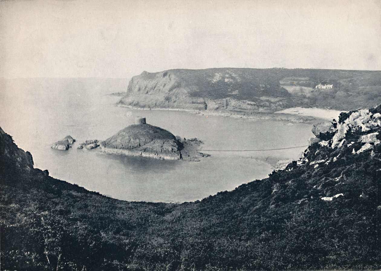 Jersey - Portelet Bay ja Janvrin Island, 1895 tekijältä Unbekannt