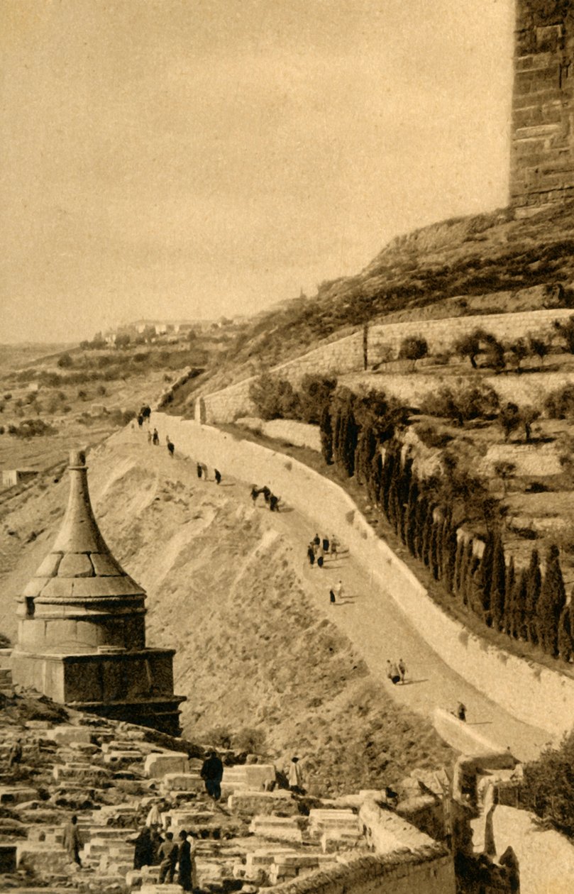 Jerusalem - Absalomin hauta, c1918-c1939. tekijältä Unbekannt