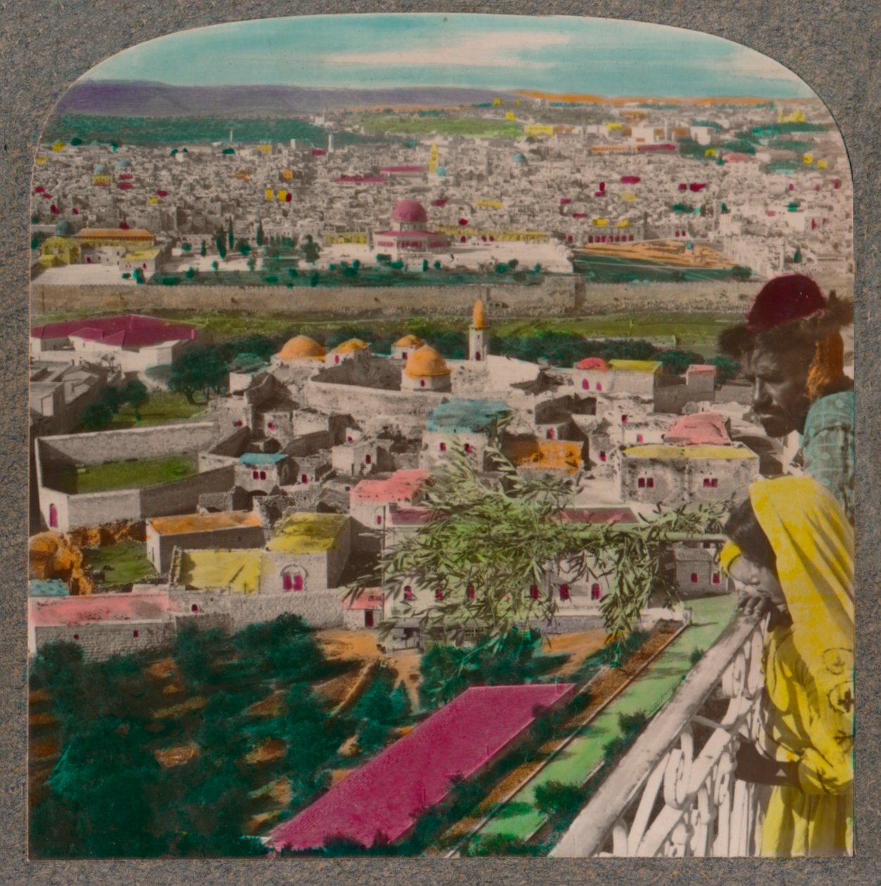 Jerusalem Venäjän kirkosta Öljymäellä, 1900 tekijältä Unbekannt