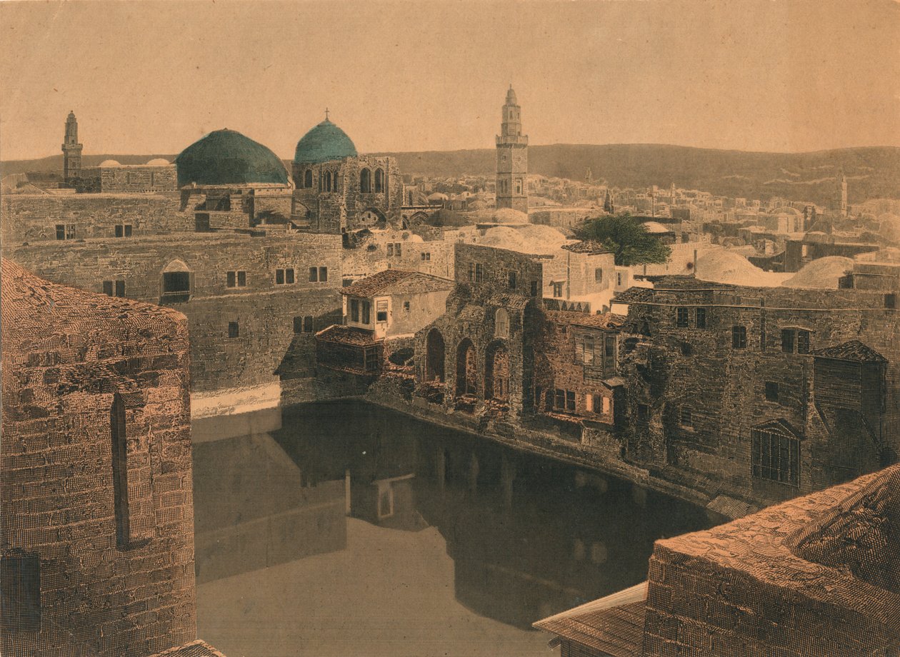Jerusalem, 1800-luvun puoliväli. tekijältä Unbekannt