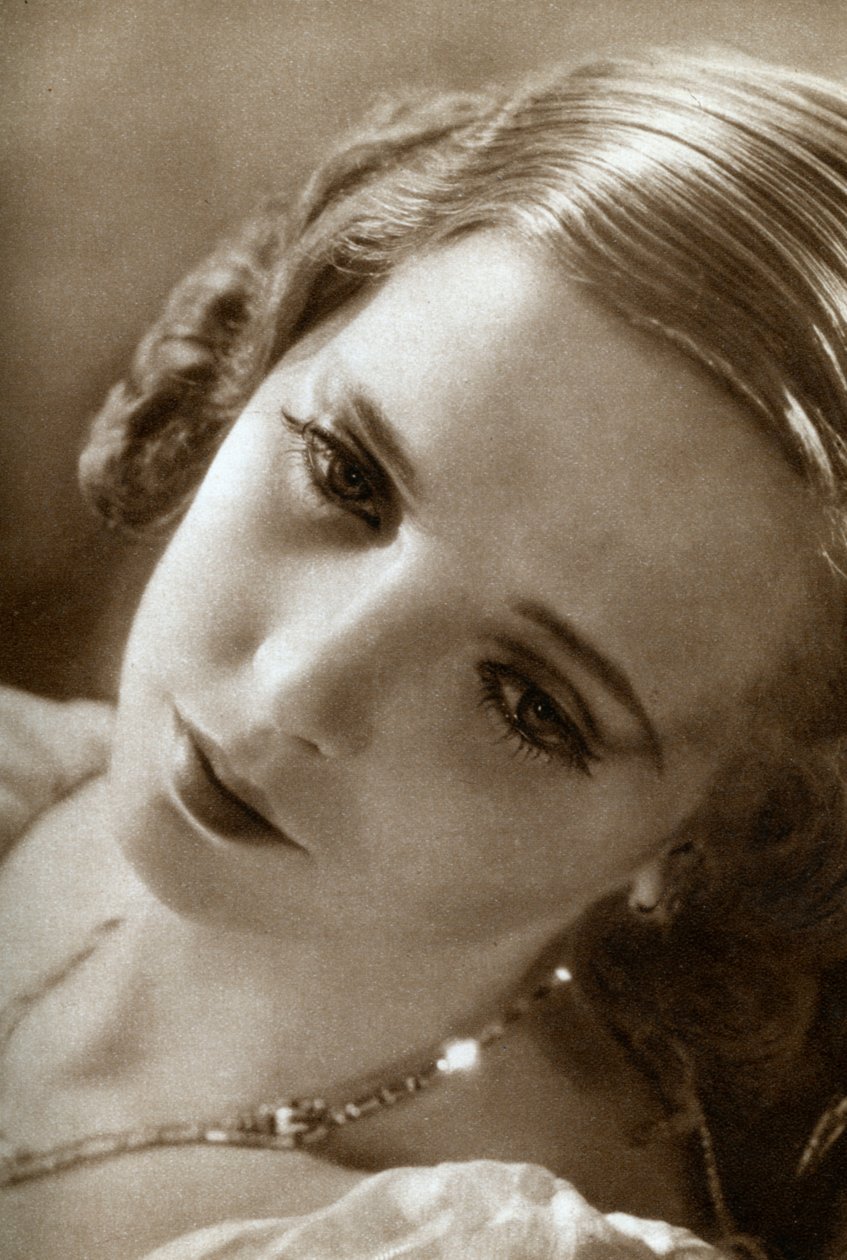 Jessie Matthews, brittiläinen näyttelijä, 1933 tekijältä Unbekannt