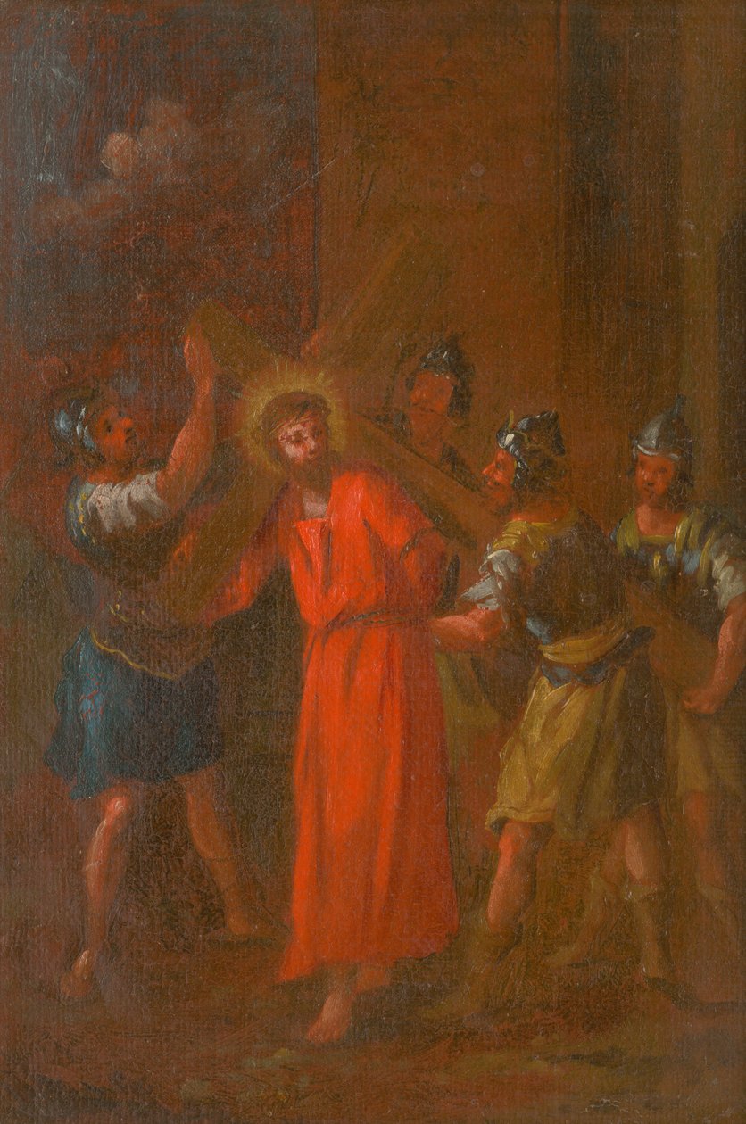 Jeesus kantaa ristiään. Tutkimus Ristin asemille II. tekijältä Unbekannt