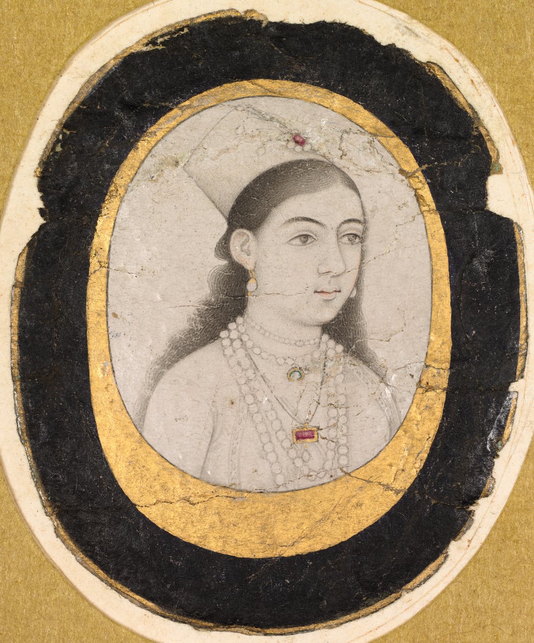 Jalokivi nuoren tytön muotokuva, n. 1660. tekijältä Unbekannt