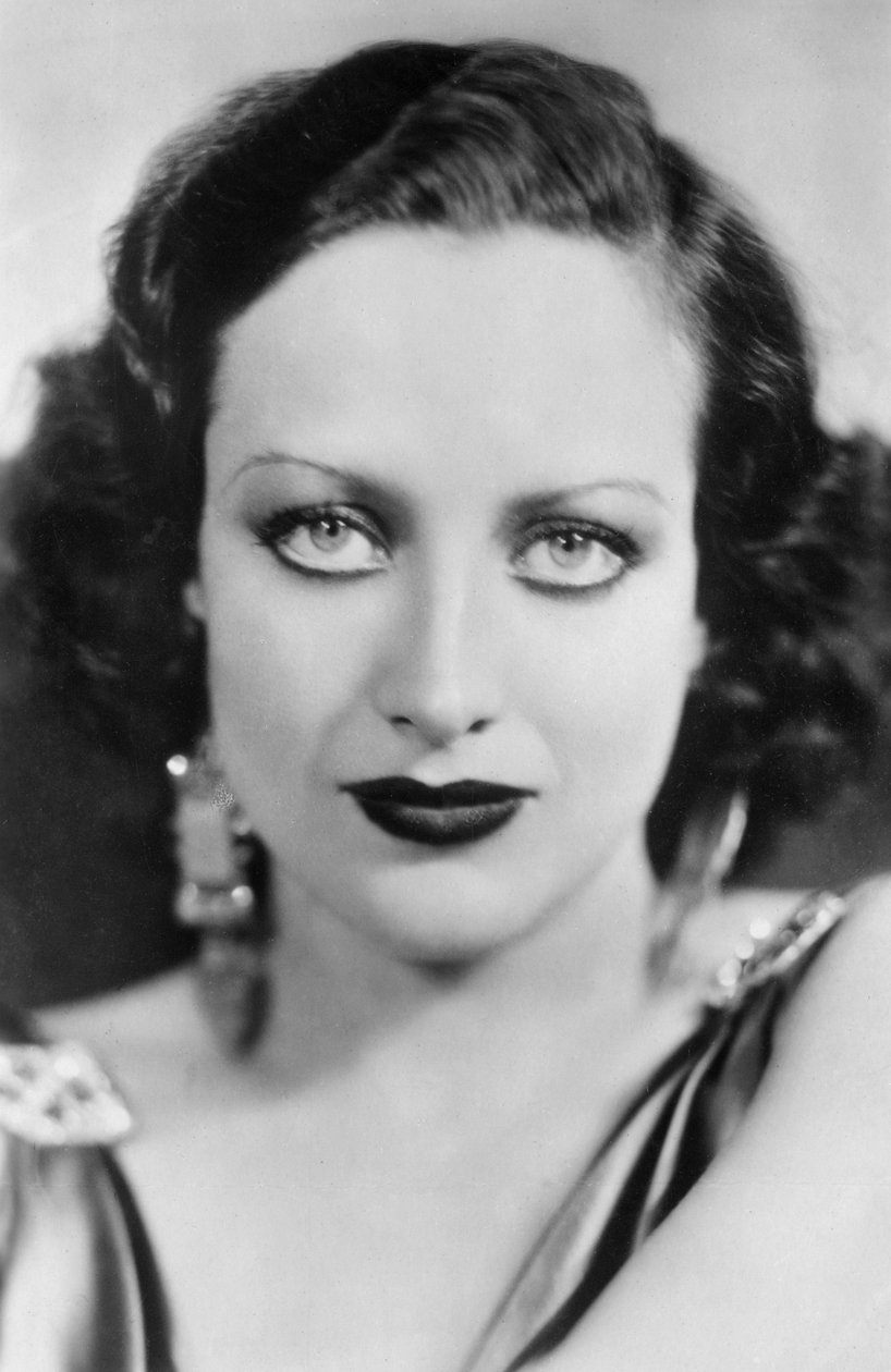 Joan Crawford 1905-1977, yhdysvaltalainen näyttelijä, 1900-luku tekijältä Unbekannt