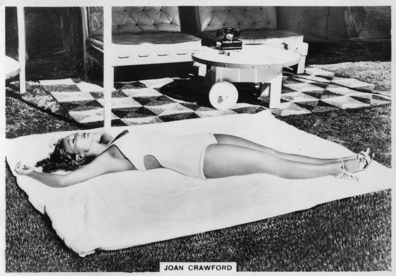 Joan Crawford, yhdysvaltalainen näyttelijä ja elokuvatähti, 1938 tekijältä Unbekannt