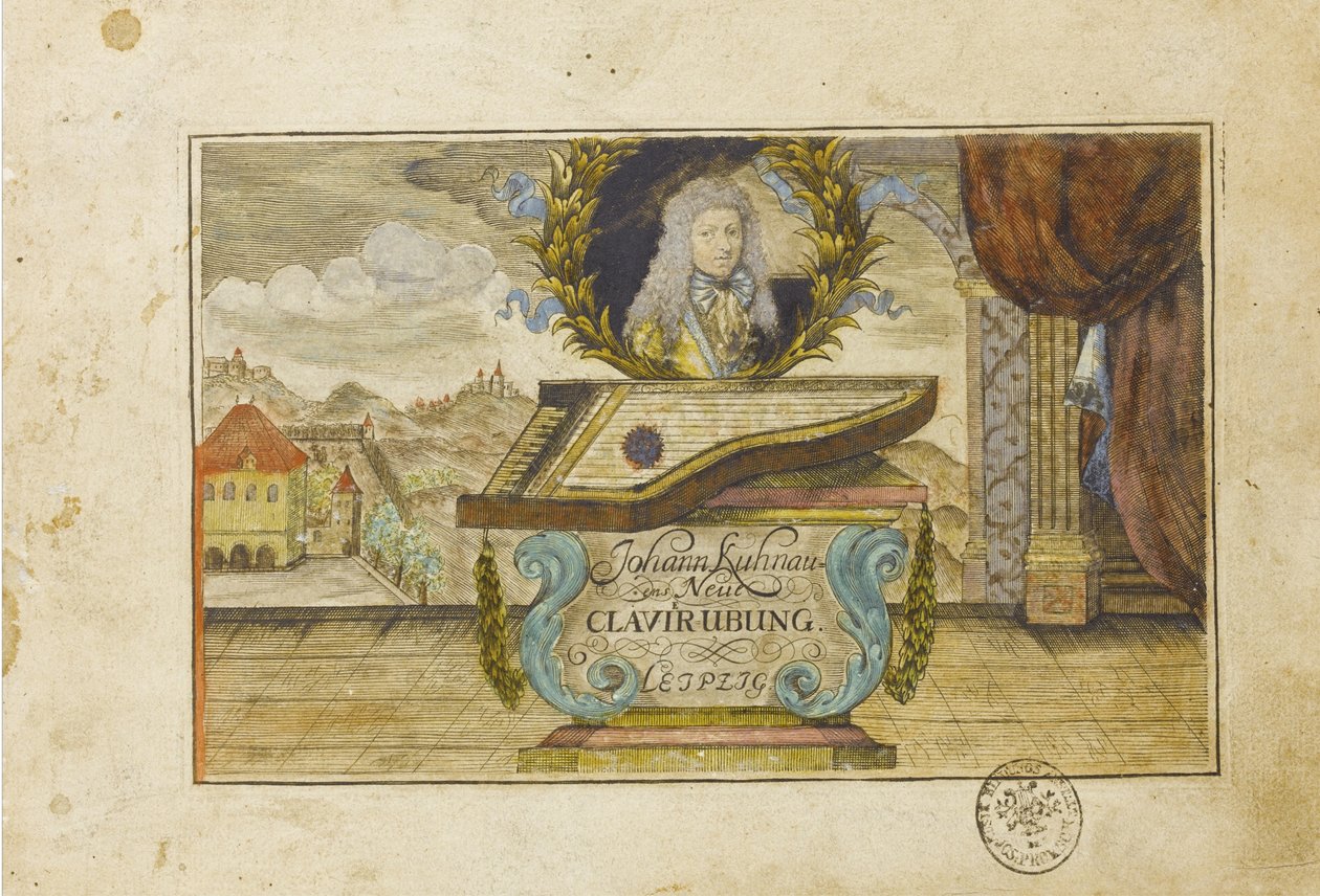 Johann Kuhnau New Clavier -harjoitus, 1689 tekijältä Unbekannt