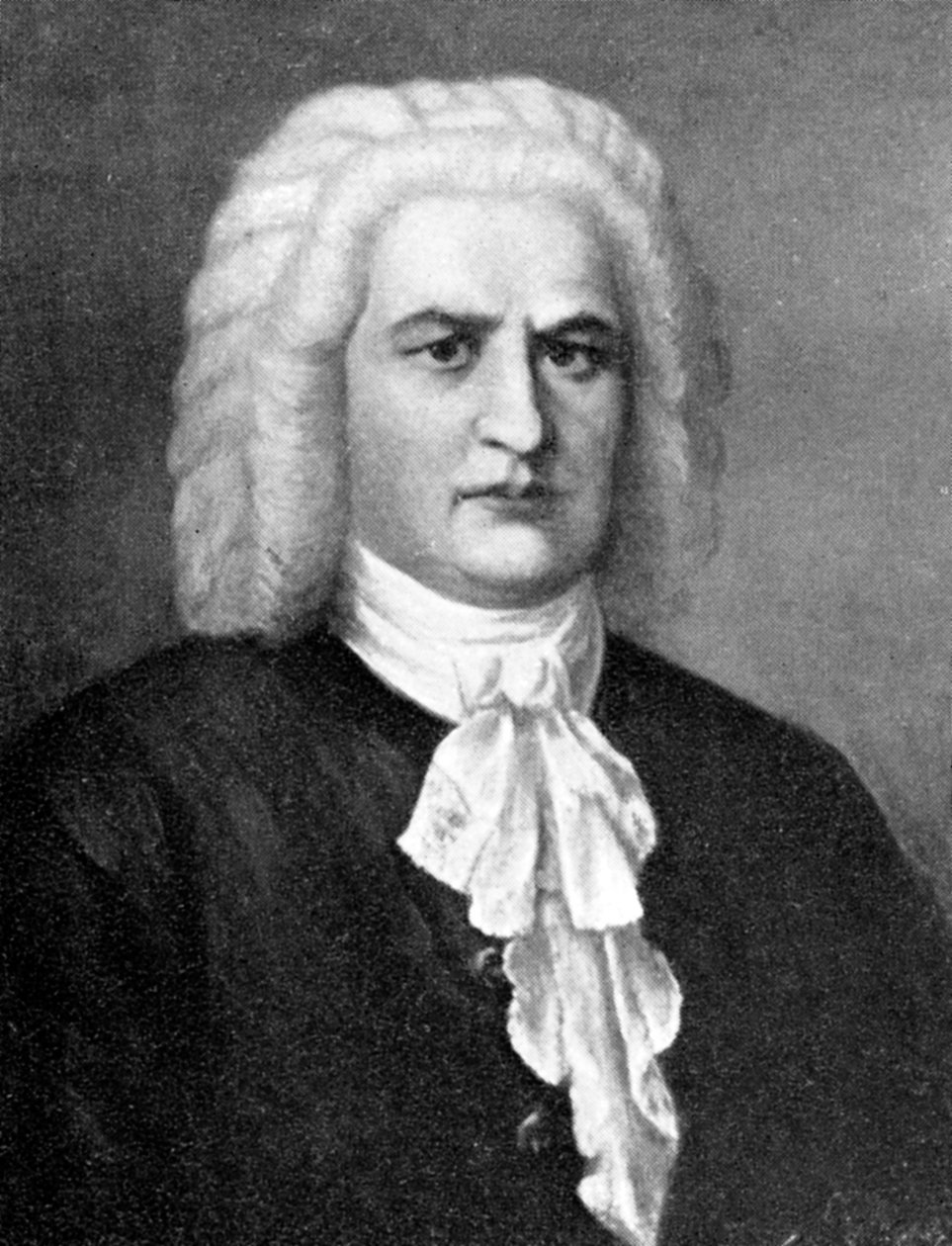 Johann Sebastian Bach, 1685-1750, saksalainen säveltäjä, 1909 tekijältä Unbekannt