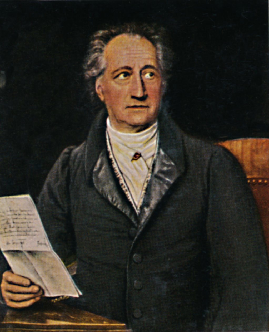Johann Wolfgang von Goethe 1749-1832. - Maalaus J.K. Stieger, 1934. tekijältä Unbekannt