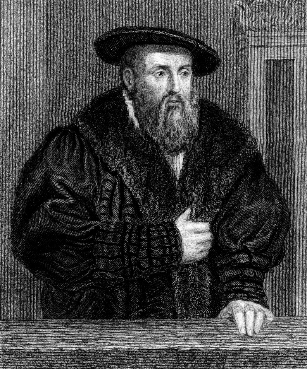 Johannes Kepler, saksalainen tähtitieteilijä, 1600-luvun alku, n. 1835 tekijältä Unbekannt