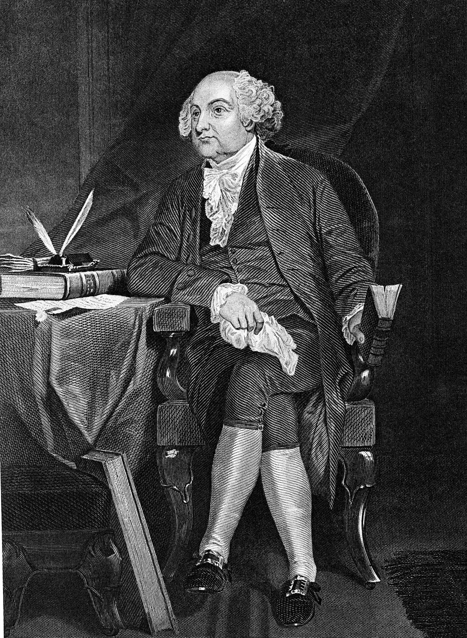 John Adams 1735-1826, USA:n toinen presidentti 1797-1801 tekijältä Unbekannt