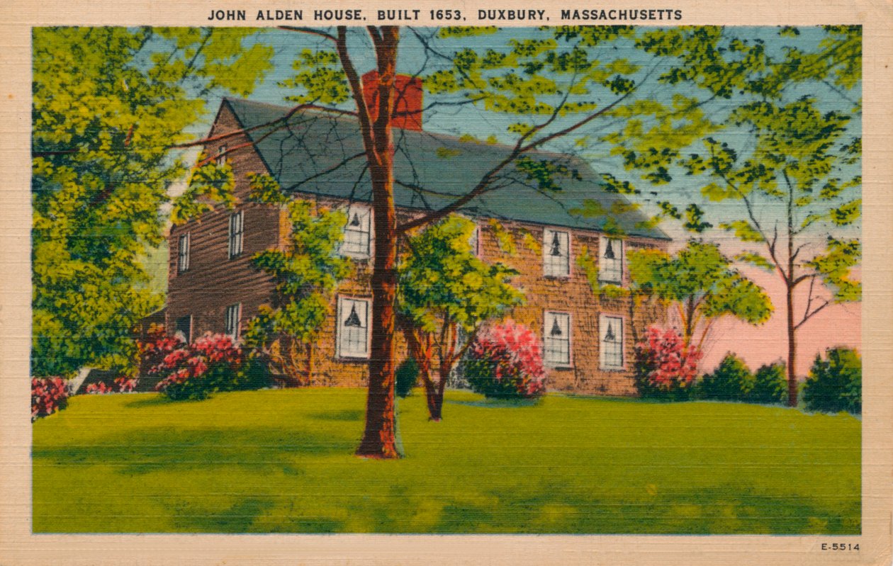 John Alden House, Duxbury, Massachusetts, 1940-luku tekijältä Unbekannt