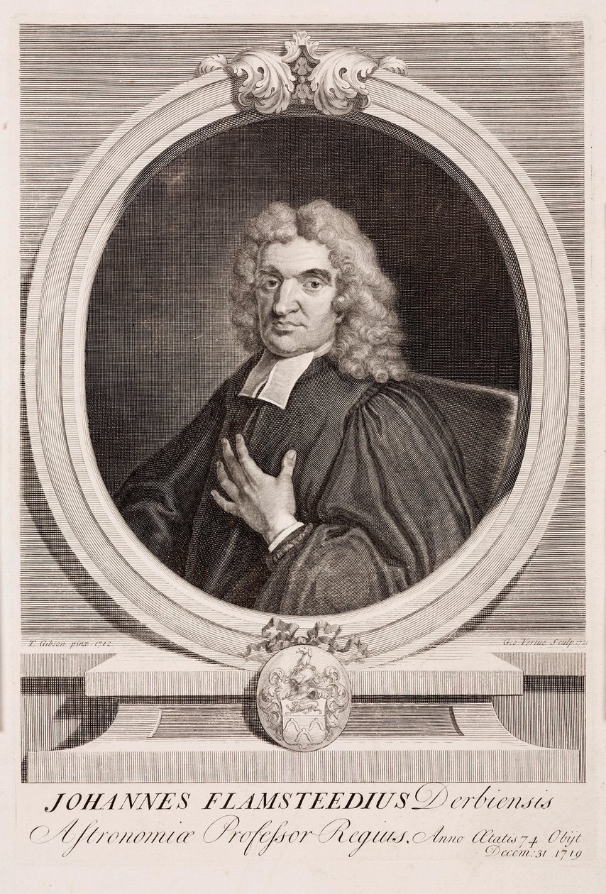 John Flamsteed, tähtitieteilijä tekijältä Unbekannt