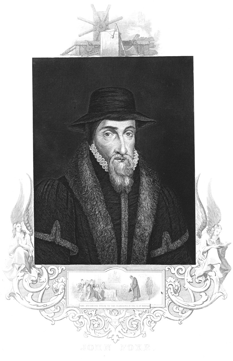 John Foxe, 1500-luvun englantilainen martyrologi, vuodelta 1880 tekijältä Unbekannt
