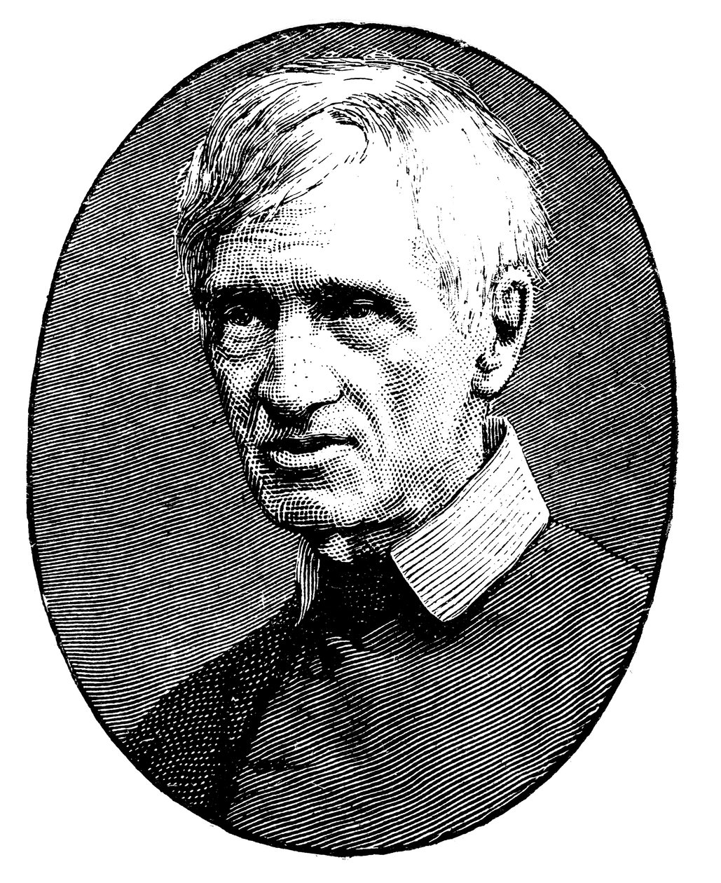 John Henry Newman vanhuudessa, brittiläinen tutkija ja teologi, 1879 tekijältä Unbekannt