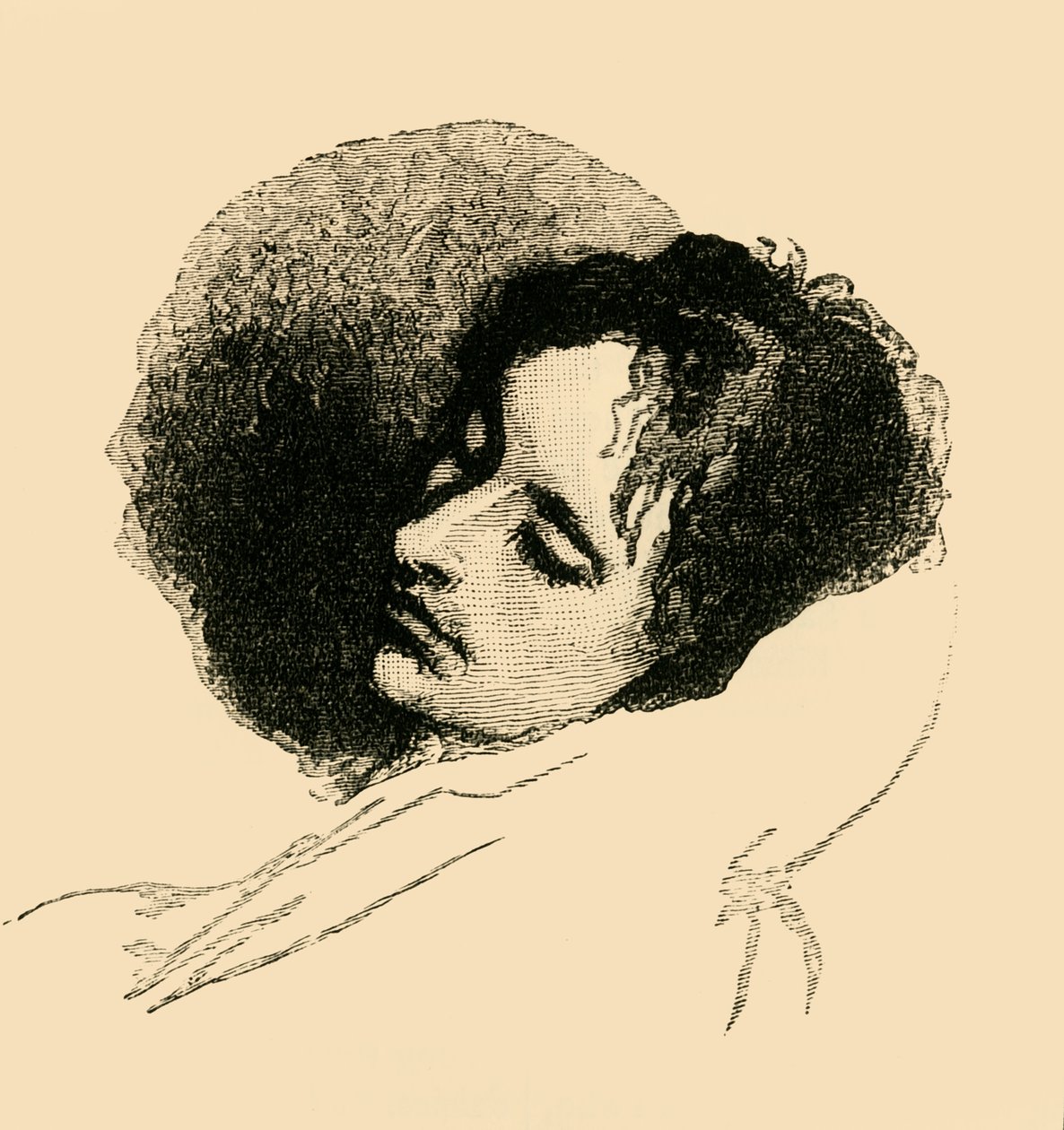 John Keats, 1821, c1876. tekijältä Unbekannt