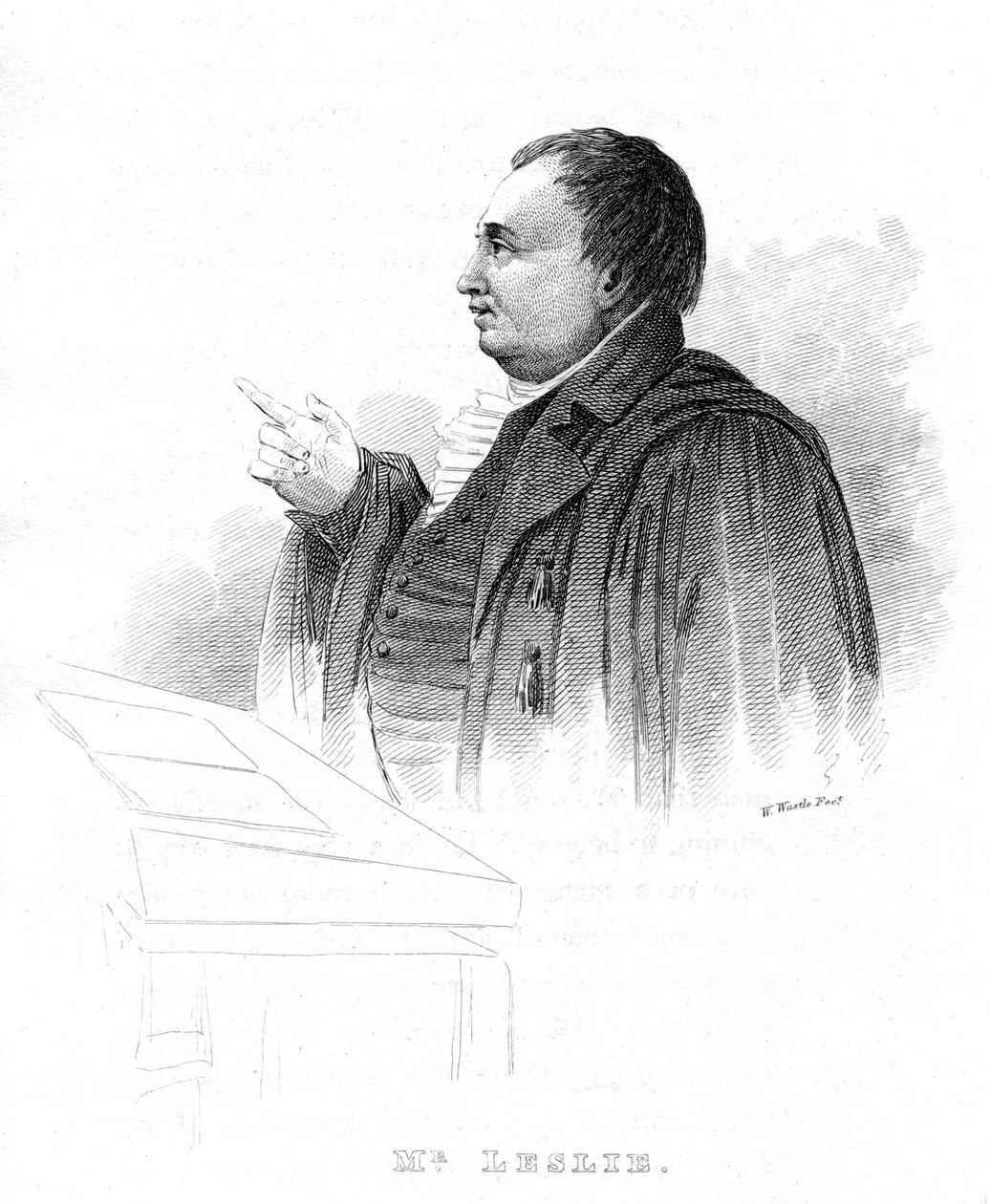 John Leslie 1766-1832, skotlantilainen luonnonfilosofi ja fyysikko, luennoi, 1800-luku tekijältä Unbekannt
