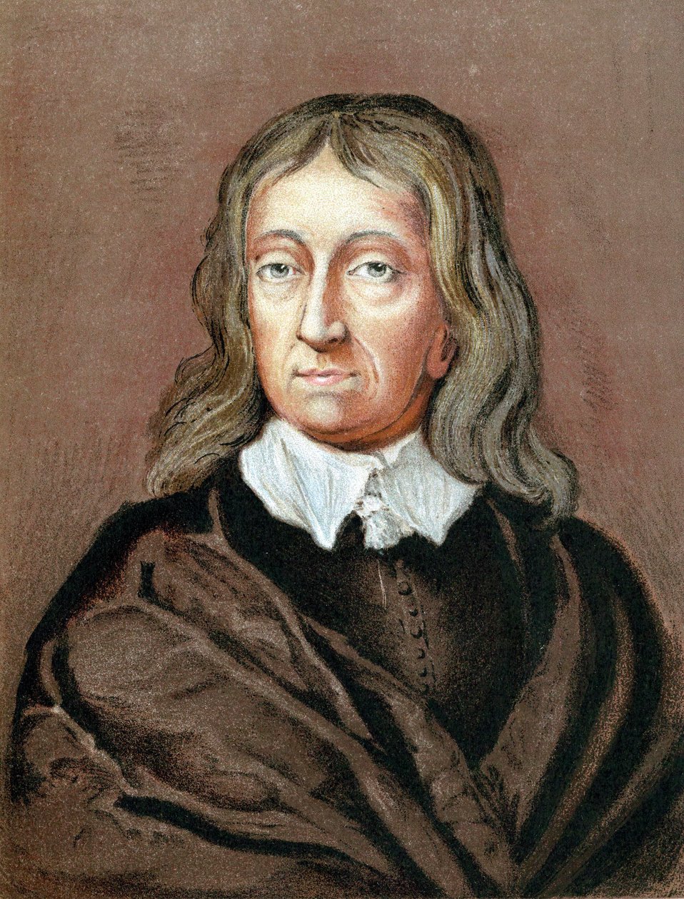 John Milton 1608-1674, englantilainen runoilija, c1645-1674 tekijältä Unbekannt