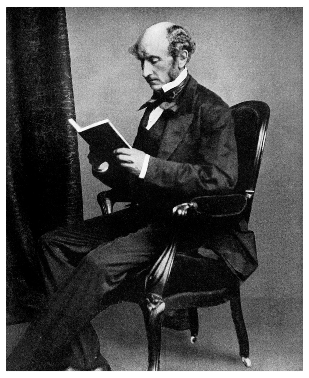 John Stuart Mill, brittiläinen filosofi ja sosiaalinen uudistaja, 1800-luku 1956 tekijältä Unbekannt