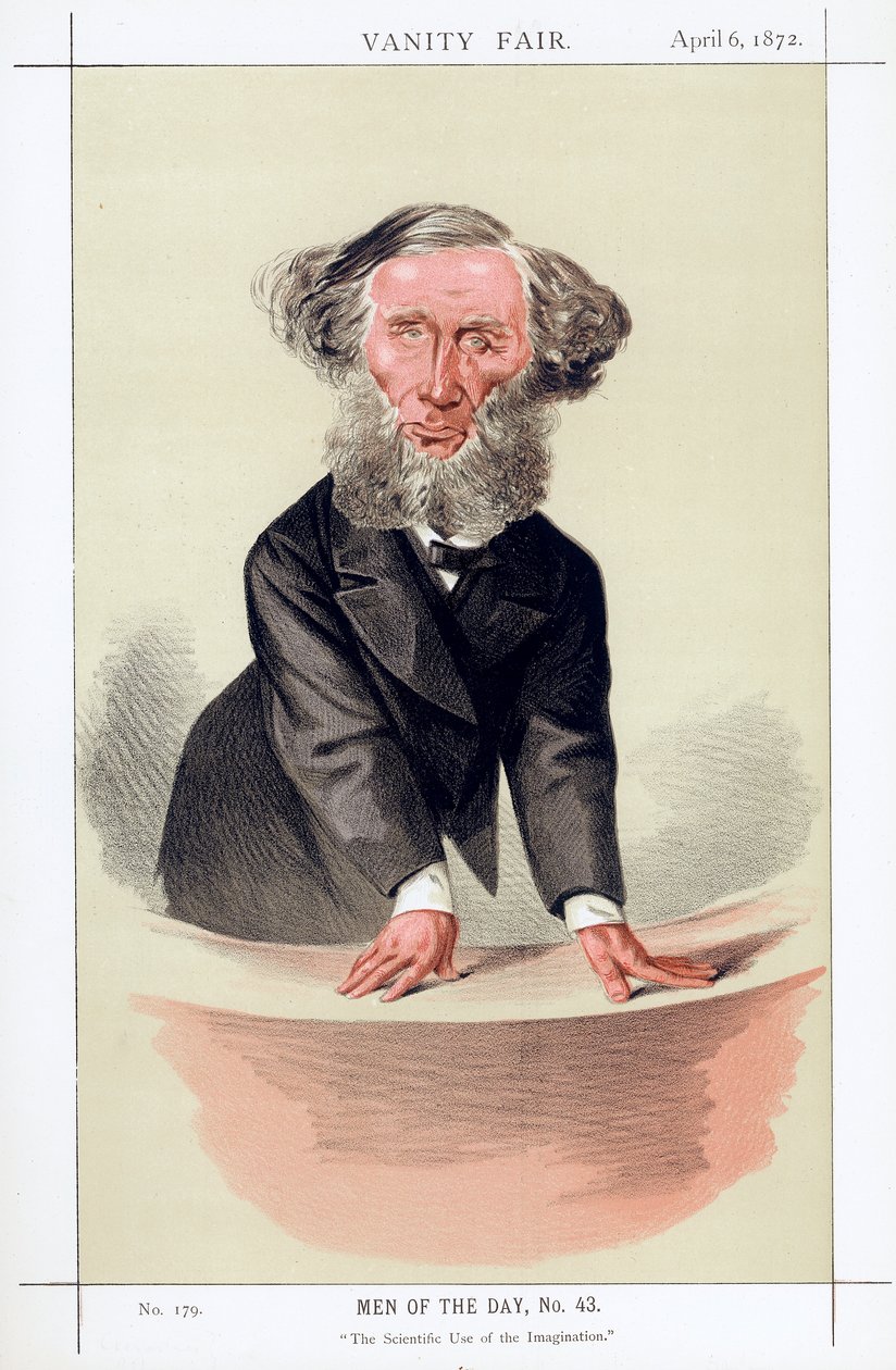 John Tyndall, irlantilaissyntyinen brittiläinen fyysikko, 1872 tekijältä Unbekannt
