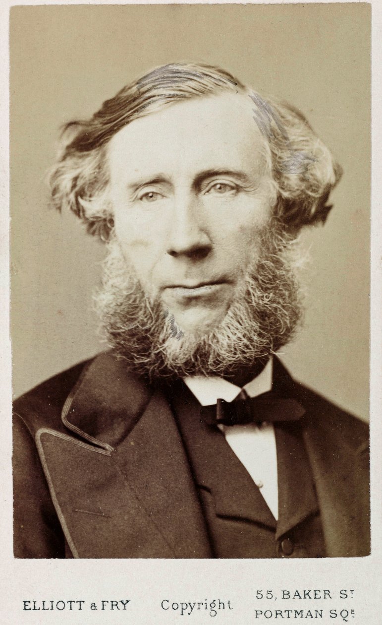 John Tyndall, irlantilainen fyysikko, c 1875 tekijältä Unbekannt