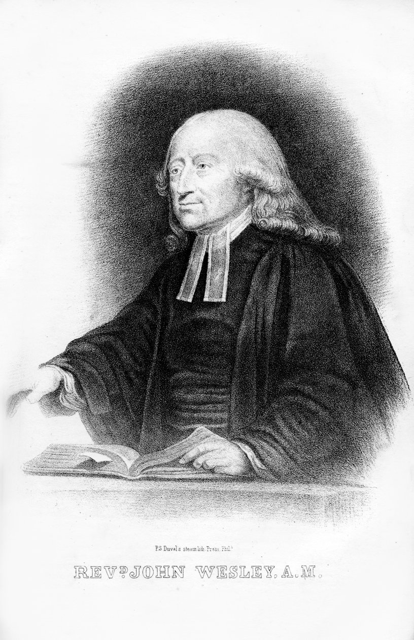 John Wesley, Englannin ministeri, 1854 tekijältä Unbekannt