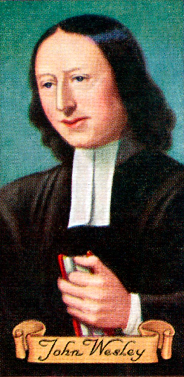 John Wesley, otettu savukekorttisarjasta, 1935 tekijältä Unbekannt