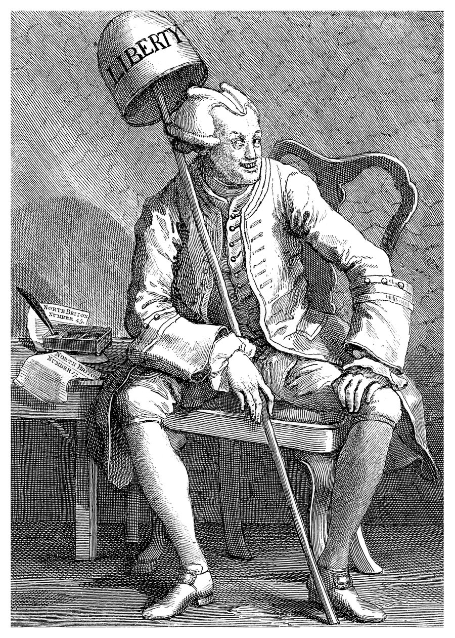 John Wilkes, englantilainen poliitikko, 1763 1895 tekijältä Unbekannt