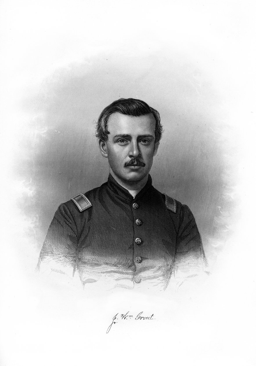 John William Grout, yhdysvaltalainen sotilas, 1872 tekijältä Unbekannt