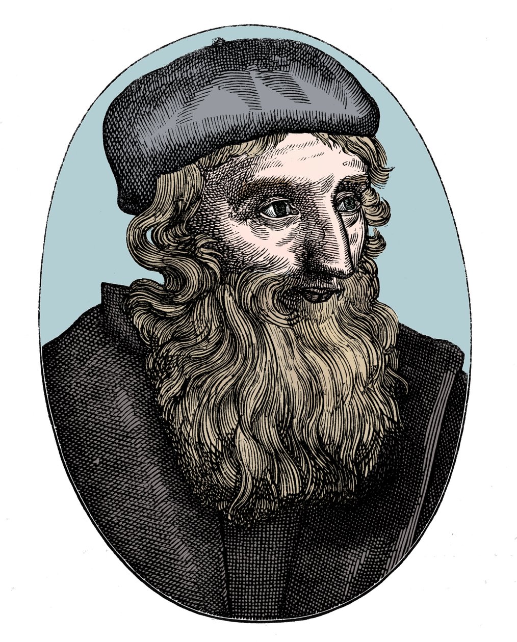 John Wycliffe, 1300-luvun englantilainen uskonnollinen uudistaja, 1500-luku tekijältä Unbekannt