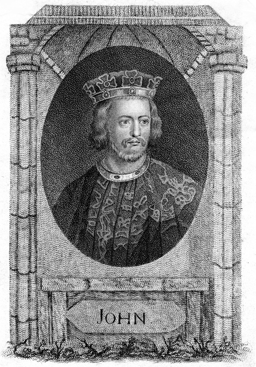 John of England, 1167-1216 tekijältä Unbekannt