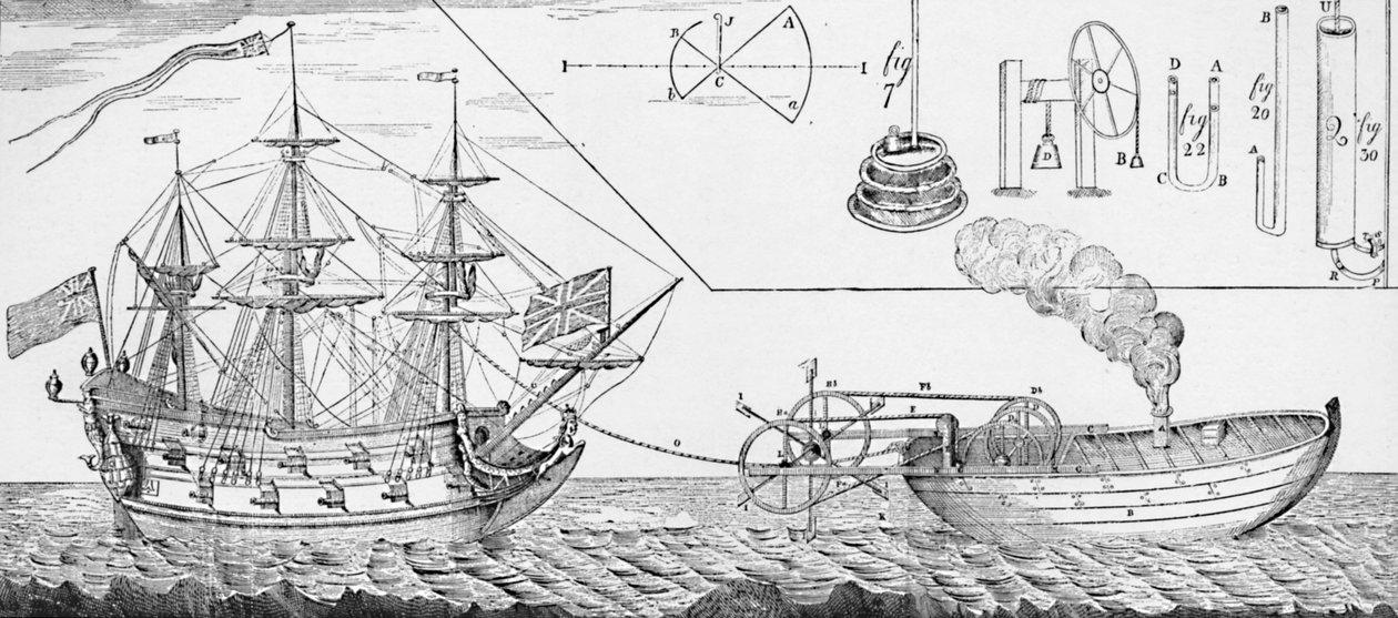 Jonathan Hullss Steam Tug Boat, 1736, 1904 tekijältä Unbekannt