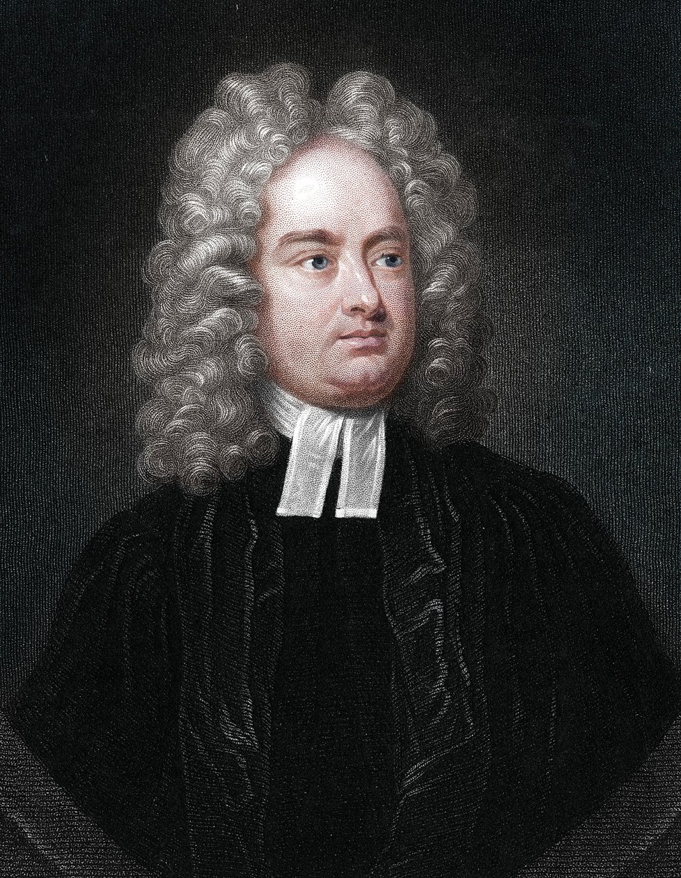 Jonathan Swift, englantilais-irlantilainen pappi, satiiri ja runoilija. tekijältä Unbekannt