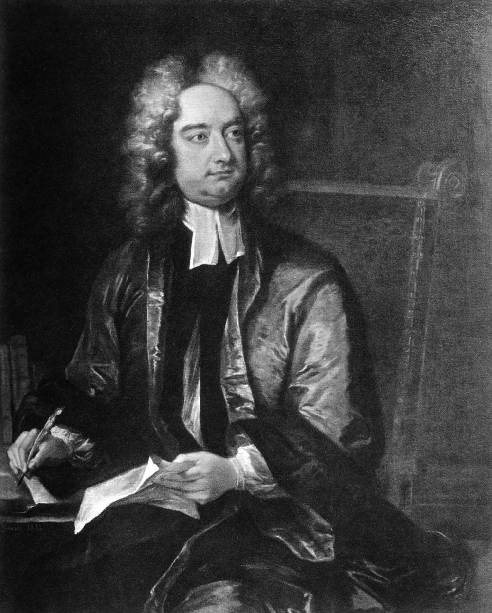 Jonathan Swift, englantilais-irlantilainen kirjailija, 1800-luku tekijältä Unbekannt