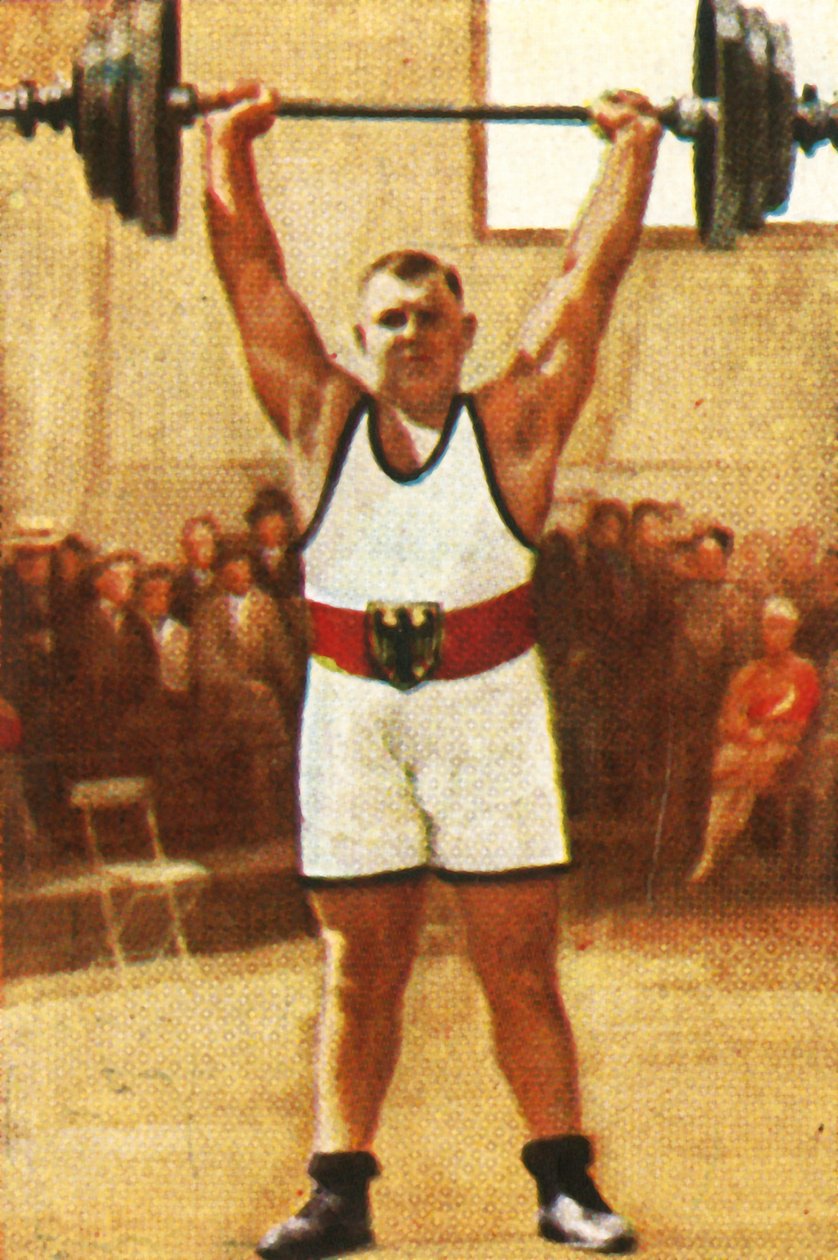 Josef Straßberger, Saksan painonnostomestari, 1928. tekijältä Unbekannt