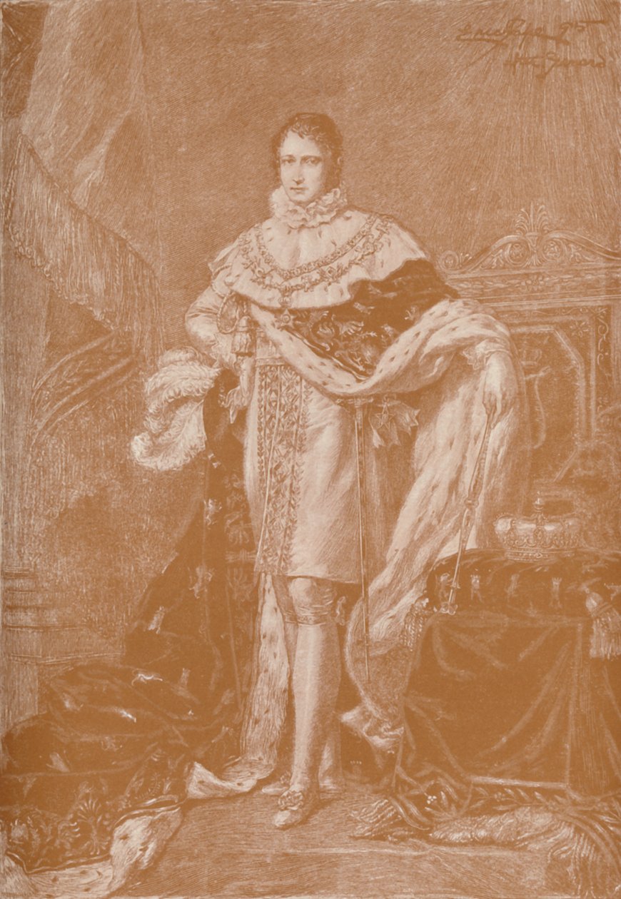 Joseph Bonaparte - Napolin kuningas, Espanjan kuningas, Comte De Survilliers, c1808, 1896 tekijältä Unbekannt