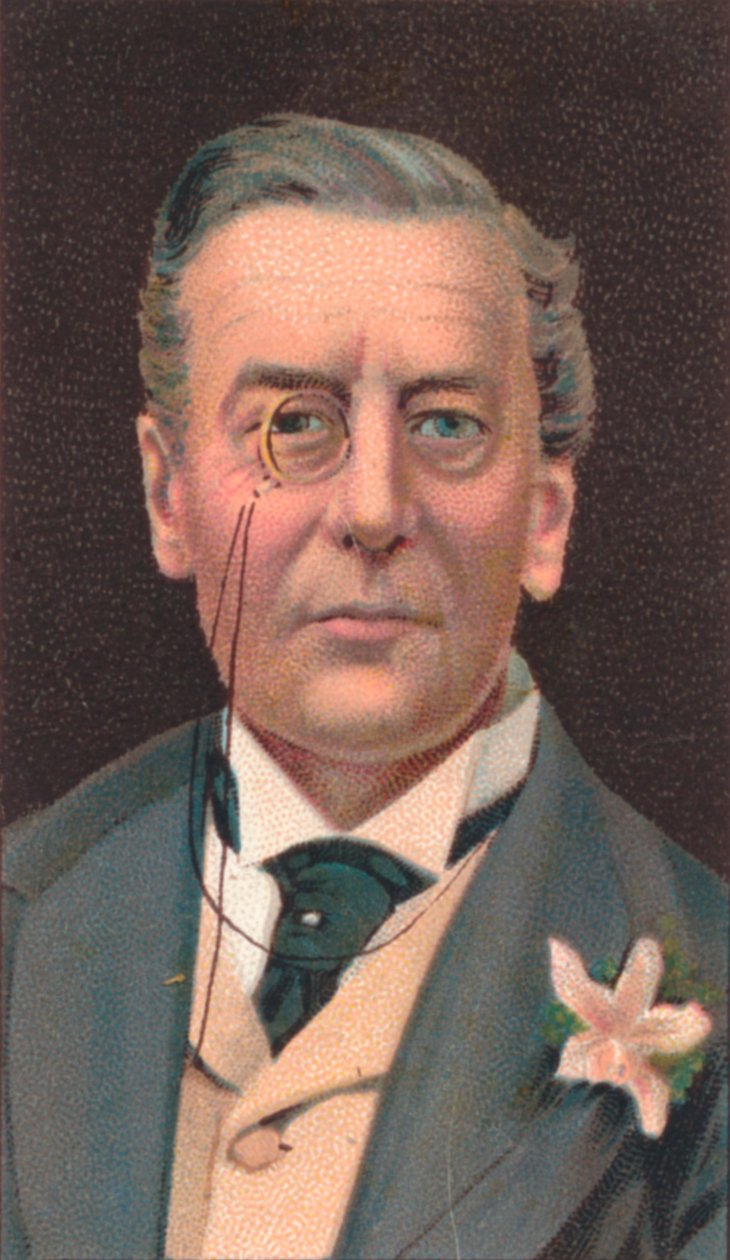 Joseph Chamberlain 1836-1914, brittiläinen liberaalipoliitikko, 1906 tekijältä Unbekannt
