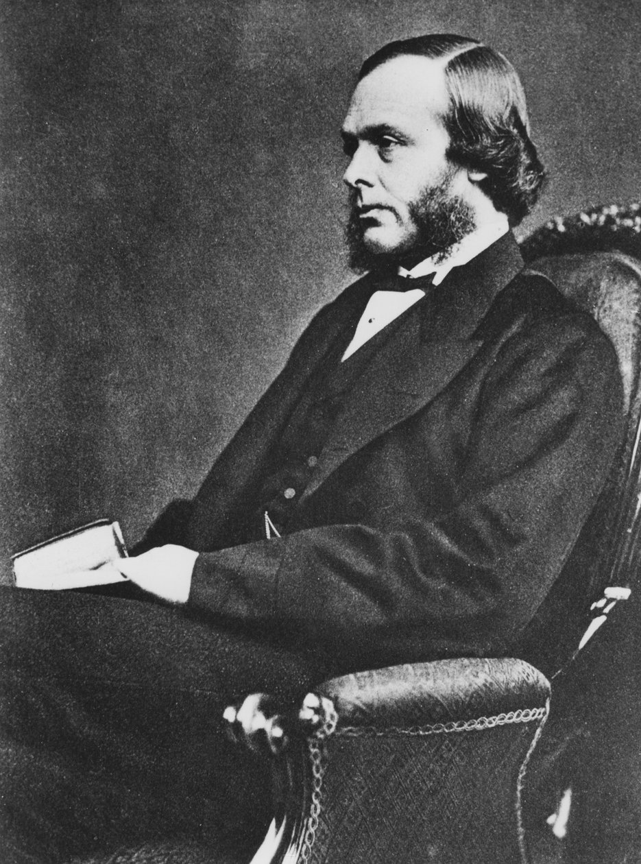 Joseph Lister, englantilainen kirurgi ja antiseptisen kirurgian pioneeri, 1867 tekijältä Unbekannt