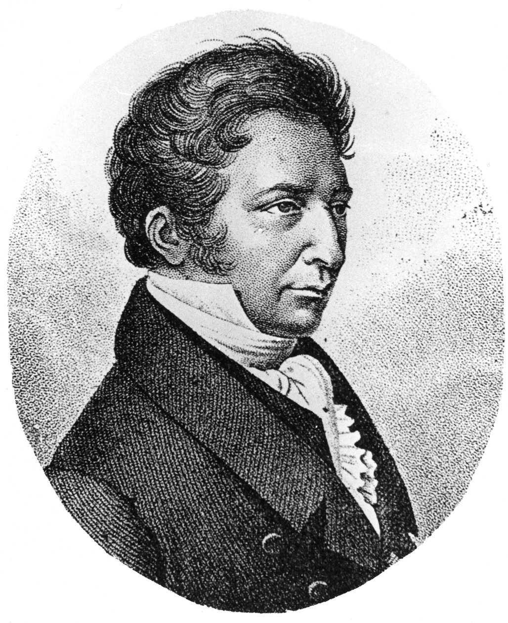 Joseph Louis Gay-Lussac, ranskalainen kemisti, fyysikko ja ilmapalloilija, 1824 tekijältä Unbekannt