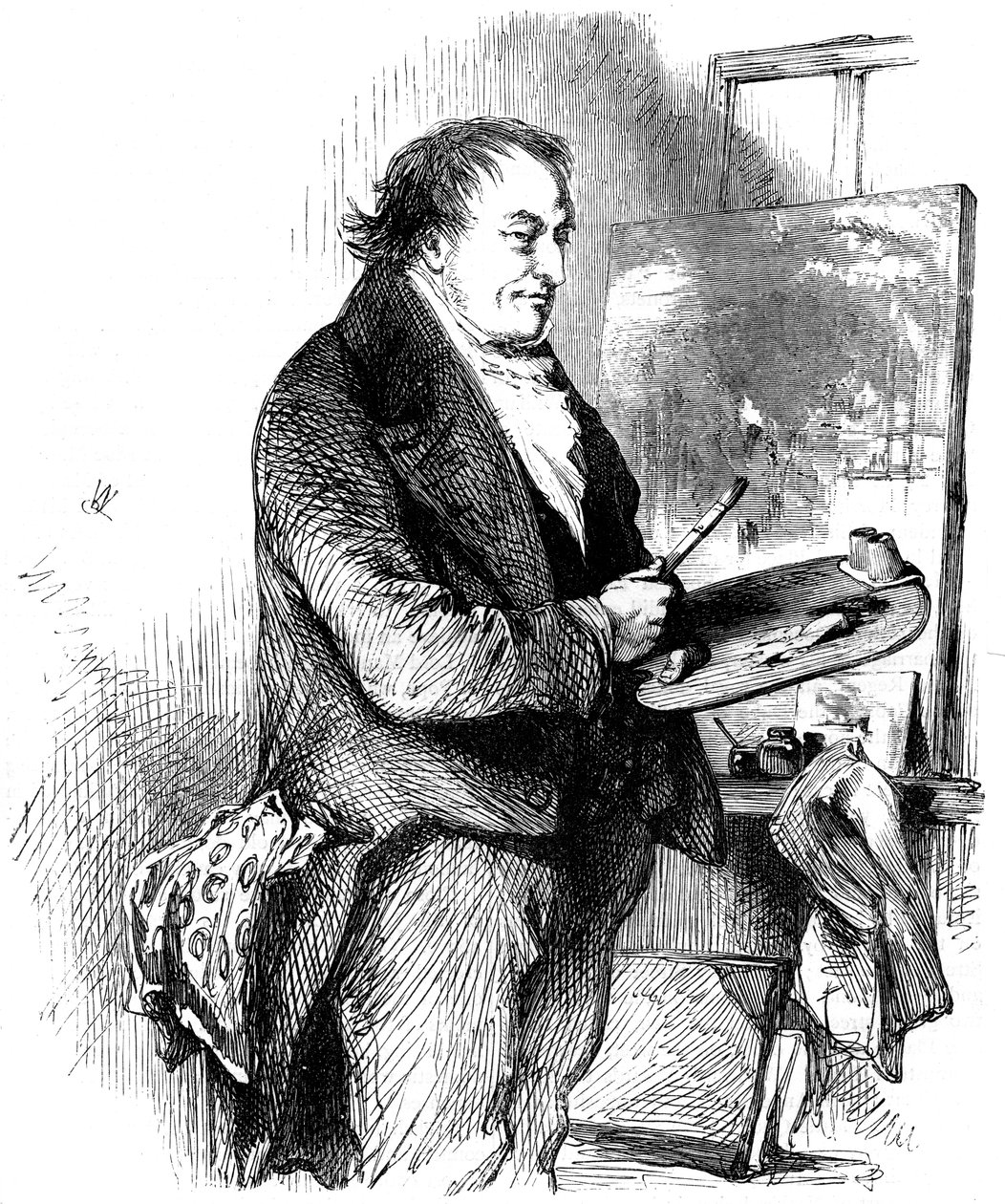 Joseph Mallord William Turner 1775-1851, englantilainen taiteilija, 1891 tekijältä Unbekannt