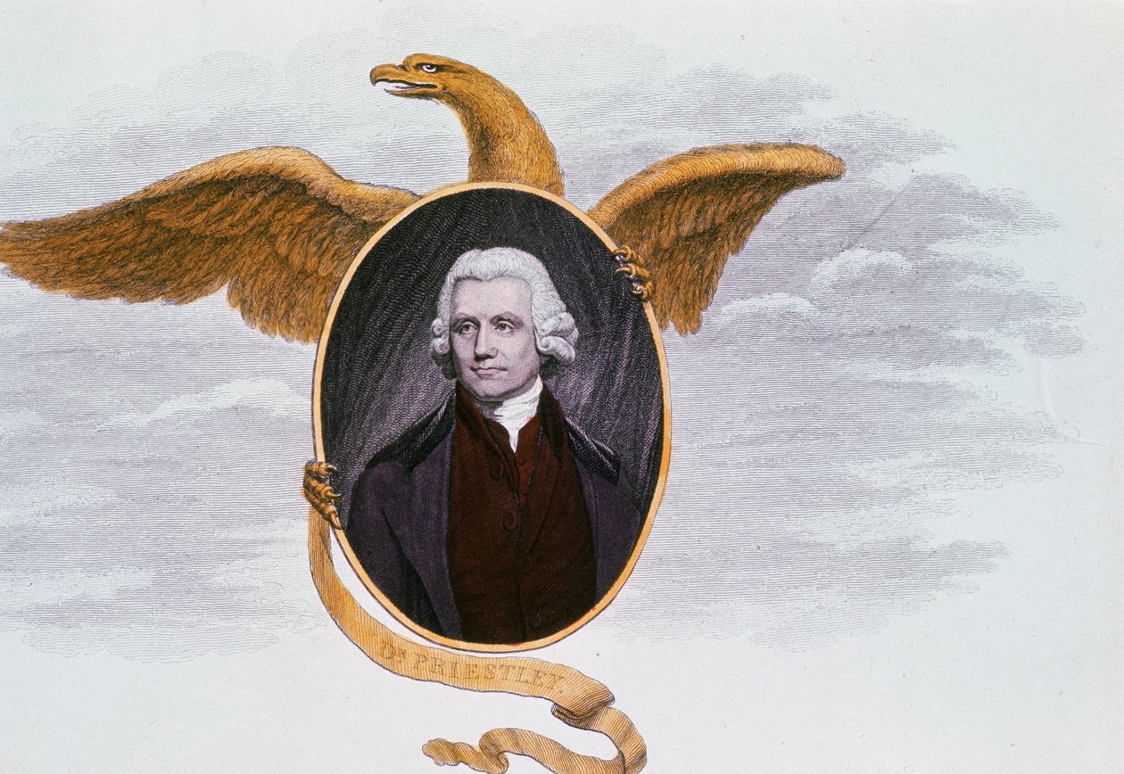 Joseph Priestley 1733-1804, Englannin presbyteeriministeri ja kemisti, 1801 tekijältä Unbekannt
