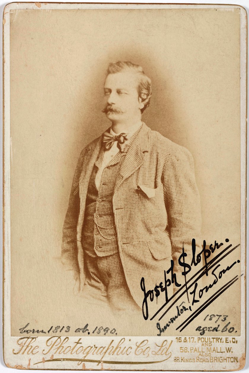 Joseph Sloper, englantilainen keksijä tekijältä Unbekannt
